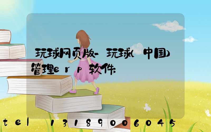 玩球网页版-玩球（中国）管理erp软件