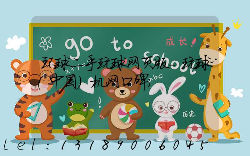 环球二手玩球网页版-玩球（中国）机网口碑