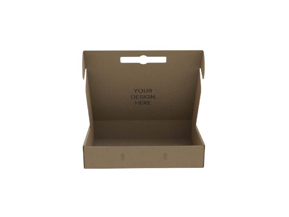 高档包装盒-提手飞机盒型设计结构图